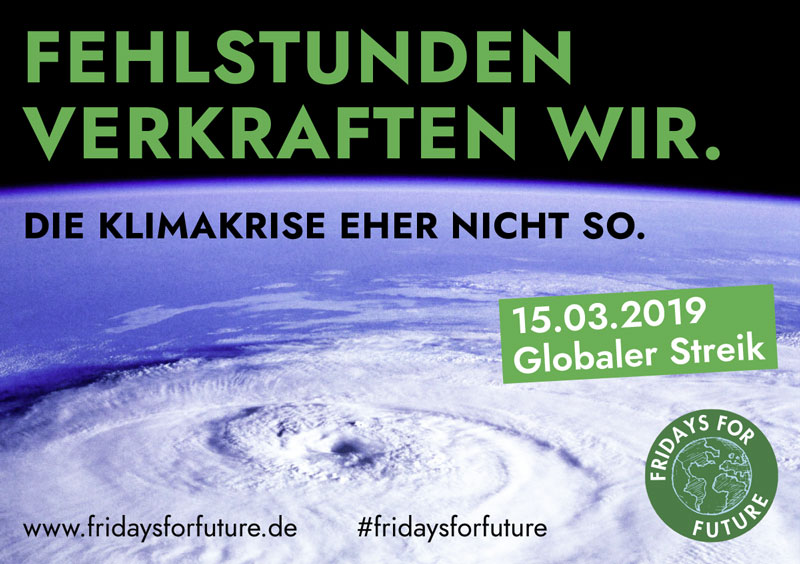 Fehlstunden verkraften wir. Die Klimakrise eher nicht so.